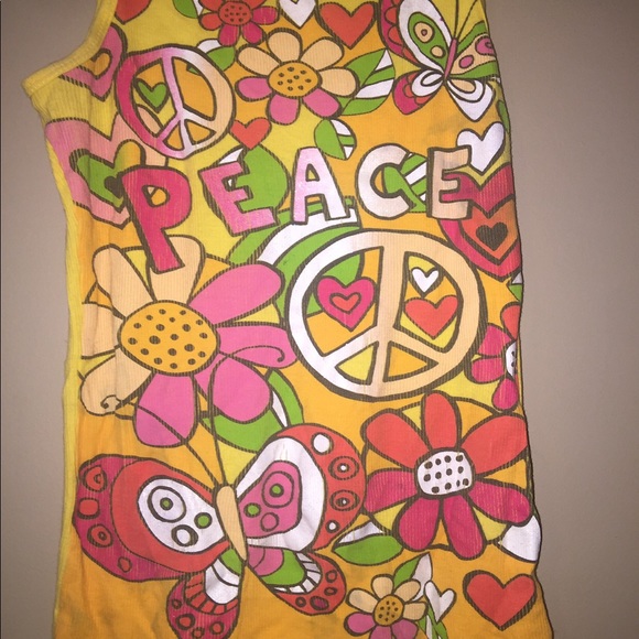 🛍🌟 Ombré Yellow and Orange Arizona Peace Tee🌟 - Picture 2 of 4